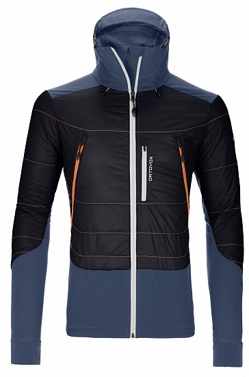 Куртка мужская Ortovox Swisswool Piz Palu Black Raven - Фото 1 большая