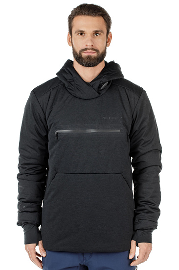 Куртка мужская Norrona Roldal Thermo100 Hood Caviar - Фото 3 большая