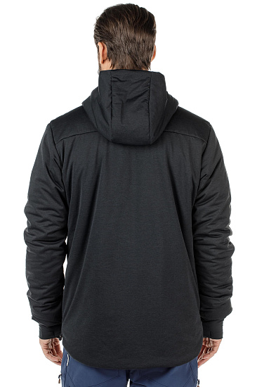 Куртка мужская Norrona Roldal Thermo100 Hood Caviar - Фото 5 большая