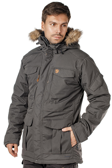 Куртка мужская Fjallraven Yupik Parka Mountain Grey - Фото 14 большая