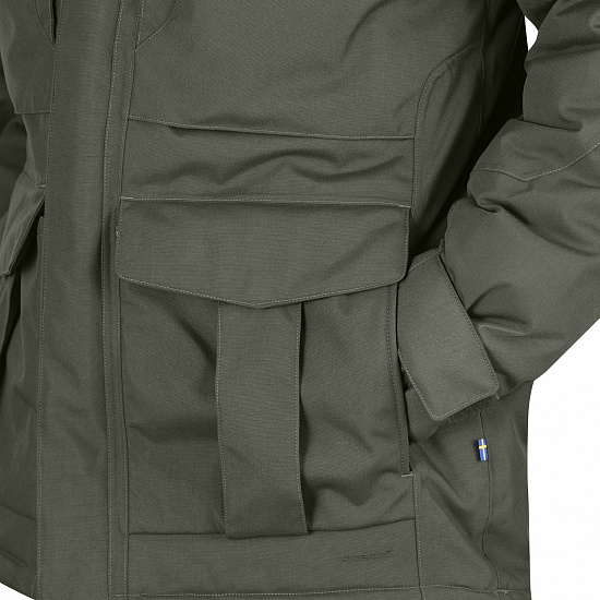 Куртка мужская Fjallraven Yupik Parka Mountain Grey - Фото 5 большая