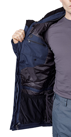 Куртка мужская Fjallraven Yupik Parka Dark Navy - Фото 3 большая