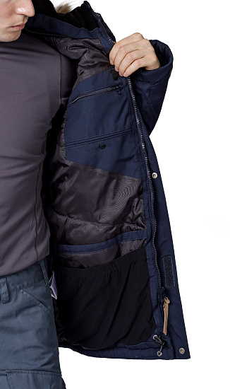 Куртка мужская Fjallraven Yupik Parka Dark Navy - Фото 4 большая