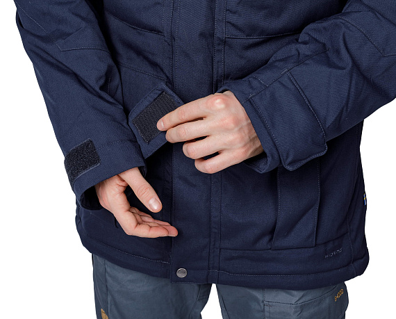 Куртка мужская Fjallraven Yupik Parka Dark Navy - Фото 10 большая