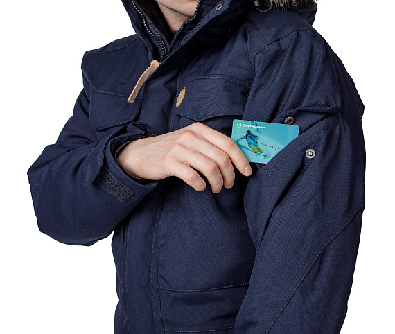 Куртка мужская Fjallraven Yupik Parka Dark Navy - Фото 11 большая