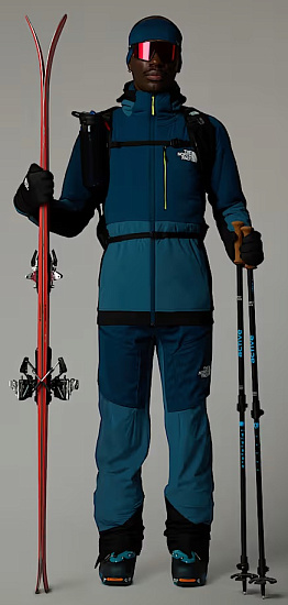 Куртка мужская The North Face Binntal Hybrid Ventrix Hoodie Mallard Blue/Midnight Petrol/TNF Black - Фото 6 большая