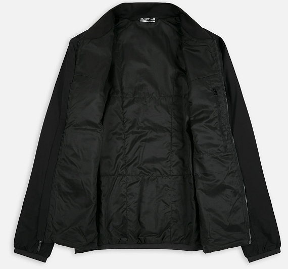 Куртка мужская Arcteryx Atom LT Short Black  - Фото 2 большая