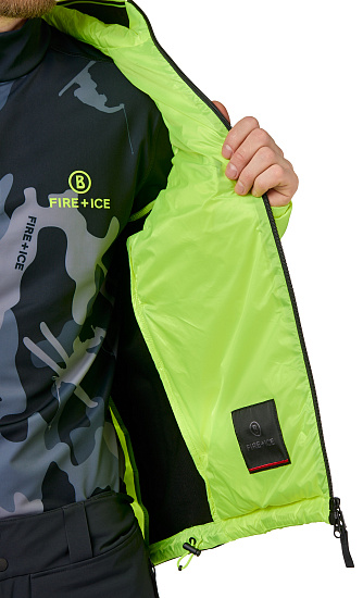Куртка мужская Bogner Fire+Ice Goran Neon Lime - Фото 9 большая