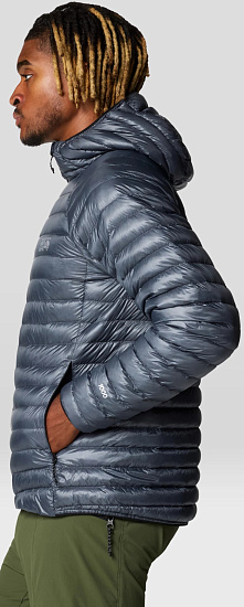 Куртка мужская Mountain Hardwear Ghost Whisperer Серый - Фото 4 большая