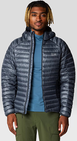 Куртка мужская Mountain Hardwear Ghost Whisperer Серый - Фото 5 большая