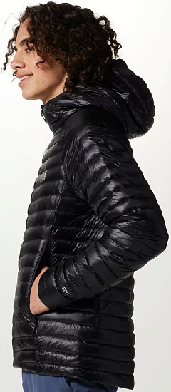 Куртка мужская Mountain Hardwear Ghost Whisperer Черный - Фото 4 большая