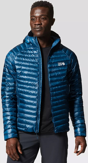 Куртка мужская Mountain Hardwear Ghost Whisperer Синий - Фото 5 большая