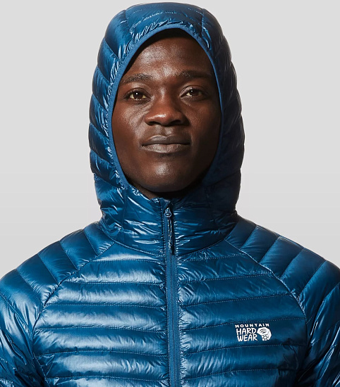 Куртка мужская Mountain Hardwear Ghost Whisperer Синий - Фото 6 большая