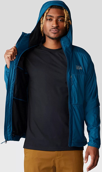 Куртка мужская Mountain Hardwear Kor AirShell Темно-Синий - Фото 5 большая