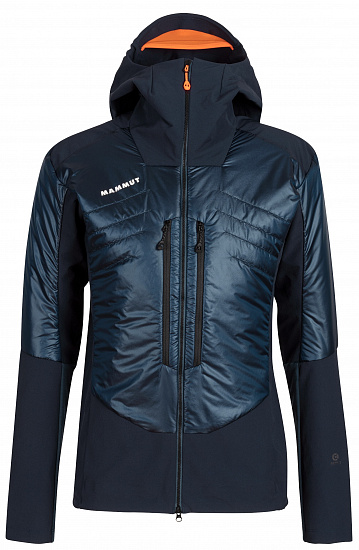 Куртка мужская Mammut Eisfeld SO Hybrid Hooded Night - Фото 1 большая
