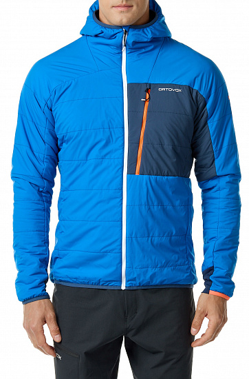 Куртка мужская Ortovox Swisswool Piz Duan Just Blue - Фото 1 большая