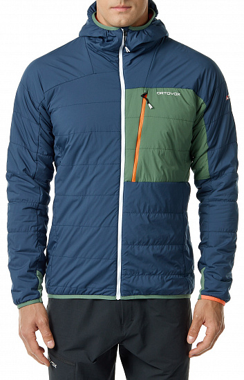 Куртка мужская Ortovox Swisswool Piz Duan Blue Lake - Фото 1 большая