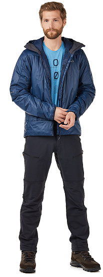 Куртка мужская Norrona Falketind Thermo60 Hood Indigo Night - Фото 2 большая