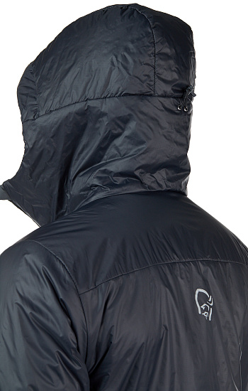 Куртка мужская Norrona Falketind Thermo60 Hood Caviar - Фото 6 большая