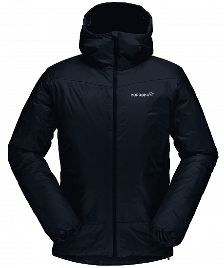 Куртка мужская Norrona Falketind Thermo60 Hood Caviar - Фото 1 большая