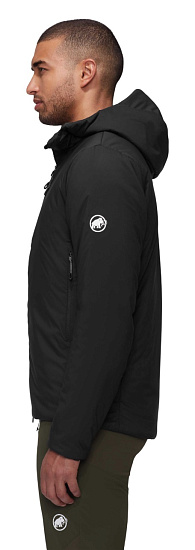 Куртка мужская Mammut Rime IN Flex Hooded Black - Фото 4 большая
