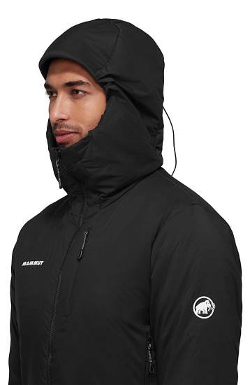 Куртка мужская Mammut Rime IN Flex Hooded Black - Фото 5 большая