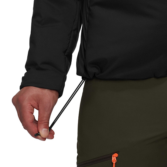 Куртка мужская Mammut Rime IN Flex Hooded Black - Фото 7 большая