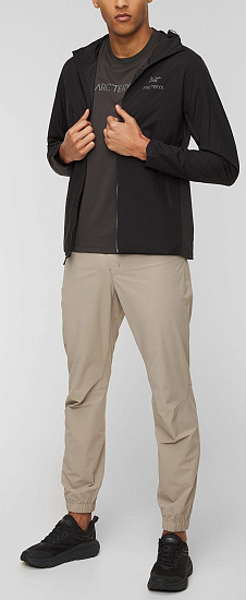 Куртка мужская Arcteryx Atom SL Hoody Black - Фото 3 большая