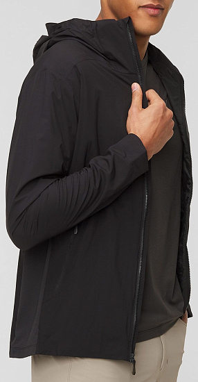 Куртка мужская Arcteryx Atom SL Hoody Black - Фото 4 большая