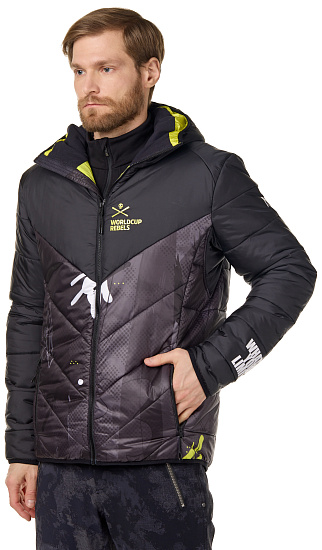 Куртка мужская Head Race Star Light Black/Yellow Race - Фото 3 большая