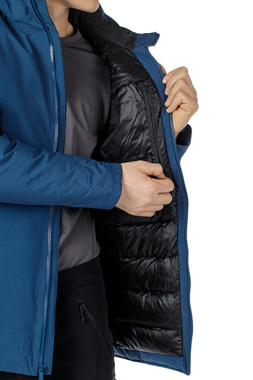 Куртка мужская Arcteryx Camosun Parka Hecate Blue - Фото 6 большая