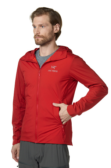 Куртка мужская Arcteryx Atom SL Hoody Helios - Фото 4 большая
