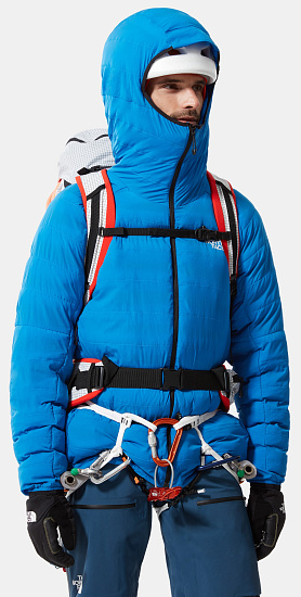 Куртка мужская The North Face Summit L3 50/50 Down Hoodie Hero Blue - Фото 4 большая