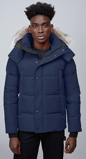 Куртка мужская Canada Goose Wyndham Parka Atlantic Navy - Фото 2 большая