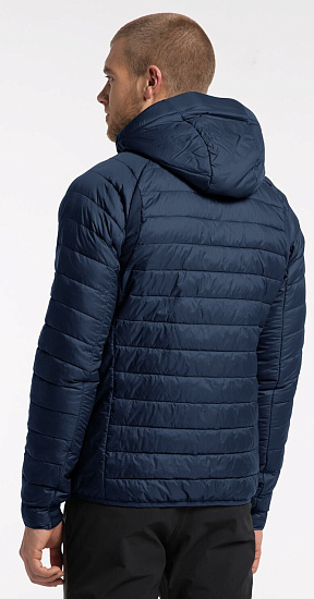 Куртка мужская Haglofs Spire Mimic Hood Tarn Blue Solid - Фото 4 большая