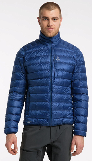 Куртка мужская Haglofs Roc Down Baltic Blue - Фото 3 большая
