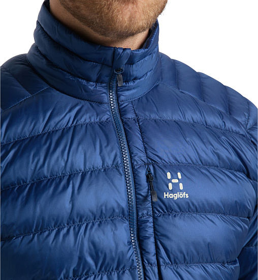 Куртка мужская Haglofs Roc Down Baltic Blue - Фото 6 большая