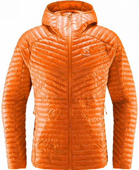 Куртка мужская Haglofs L.I.M Mimic Hood Flame Orange - Фото 1 большая