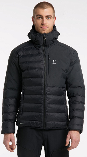 Куртка мужская Haglofs Dala Mimic Hood True Black - Фото 3 большая