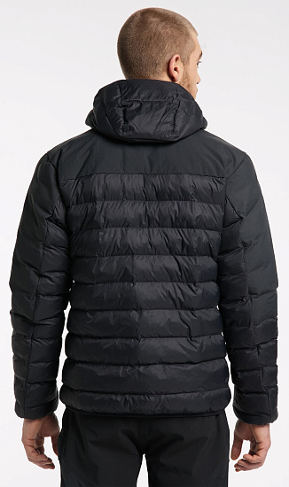 Куртка мужская Haglofs Dala Mimic Hood True Black - Фото 4 большая