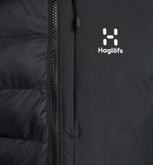 Куртка мужская Haglofs Dala Mimic Hood True Black - Фото 8 большая