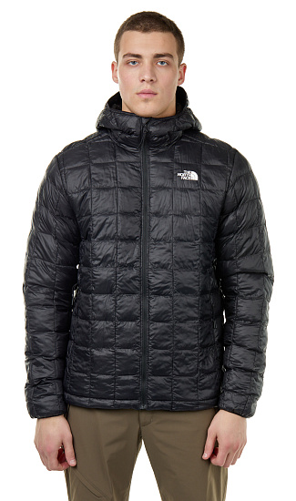 Куртка мужская The North Face Thermoball Eco Hoodie TNF Black - Фото 2 большая