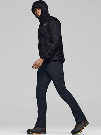 Куртка Norrona Falketind Thermo40 Zip Hood  Caviar Black - Фото 7 большая