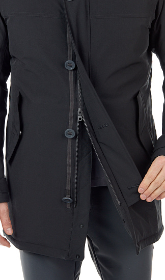 Куртка мужская Bergans Oslo Down Parka Black - Фото 7 большая