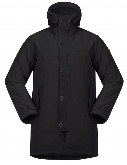 Куртка мужская Bergans Oslo Down Parka Black - Фото 1 большая