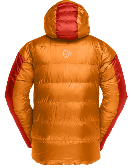 Куртка мужская Norrona Trollveggen Down850 Orange Popsicle/Arednalin - Фото 2 большая
