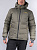 Куртка мужская Bergans Sauda Down GreenMud/SolidCharcoal/WaxedYellow - Фото 2 малая