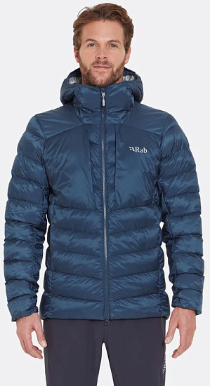 Куртка мужская Rab Cirrus Ultra Hoody Tempest Blue - Фото 2 большая