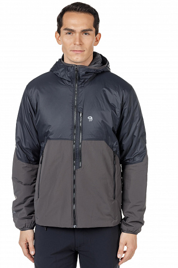 Куртка мужская Mountain Hardwear Compressor Hoody Black/Void - Фото 1 большая