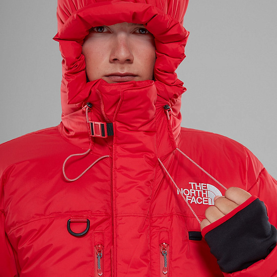 Парка мужская The North Face Himalayan Parka Red/Black - Фото 3 большая